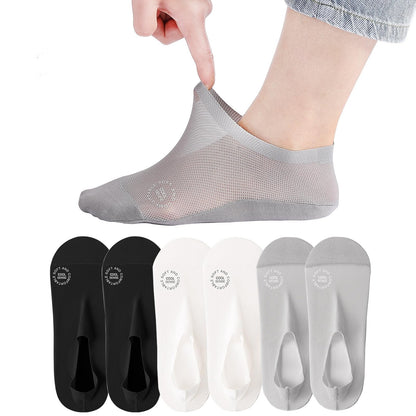 üß¶3-Pair Invisible Grip Socks Pack üß¶Breathable | Low-Cut | Anti-Slip | Sweat-Absorbing