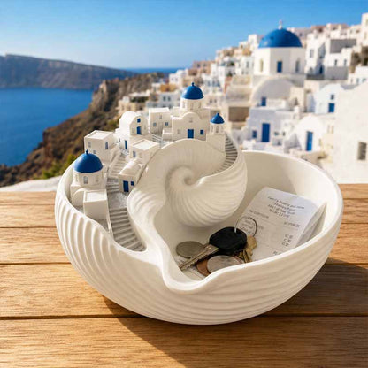 üåä Santorini Catchall Bowl