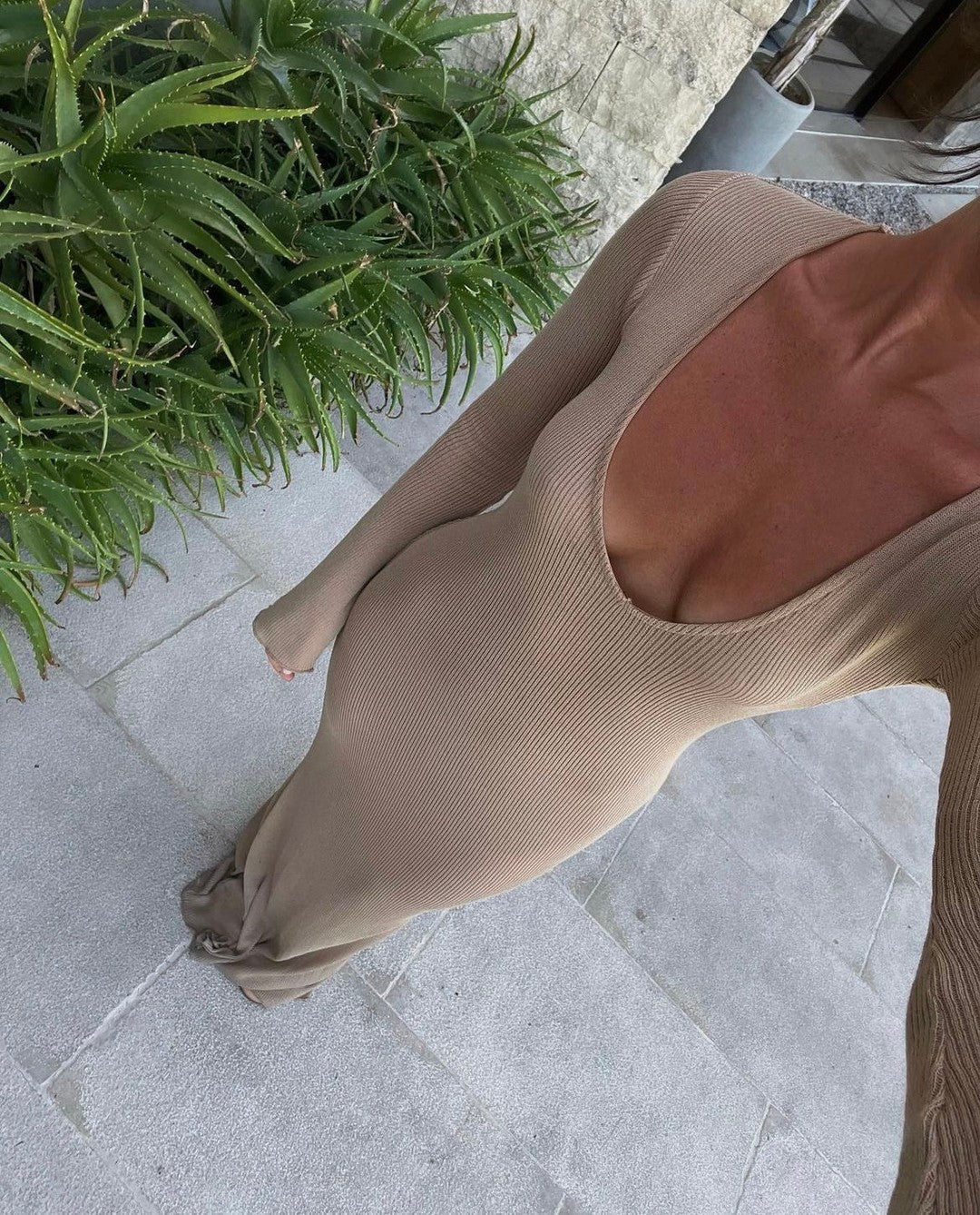 Danita Maxi Dress - Latte