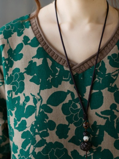 Classy Women's Boho Style Floral Smock Dress | Eva Trends