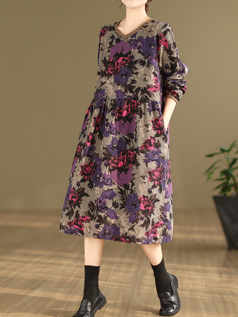 Soft & Breezy Summer Floral Smock Dress for Women | Eva Trends