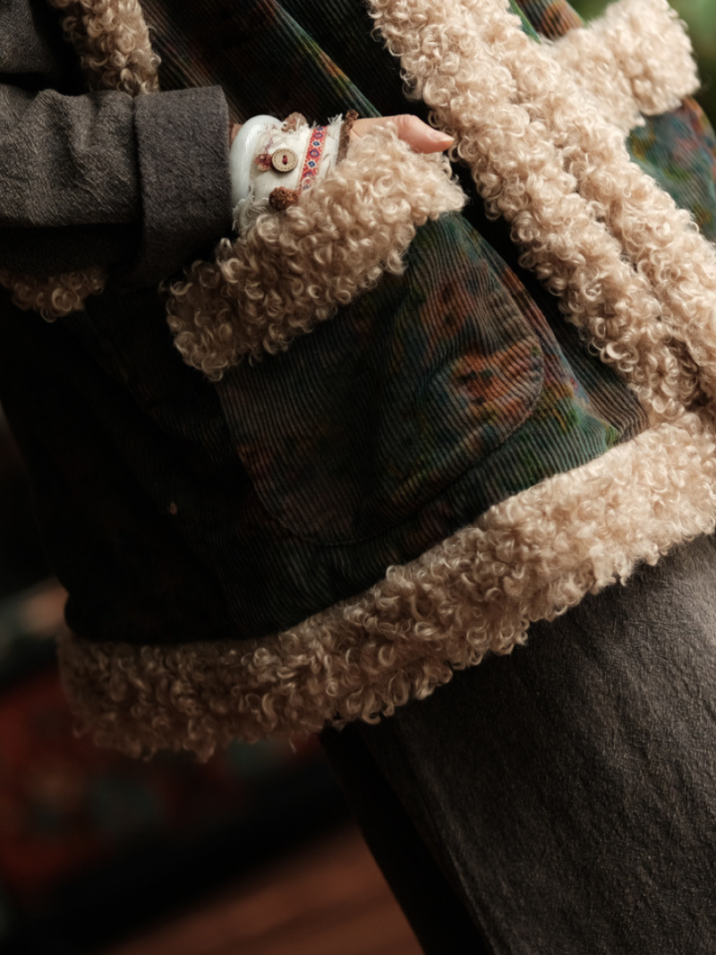 Graceful Drape Effortless  Women's Loose-Fit Coat