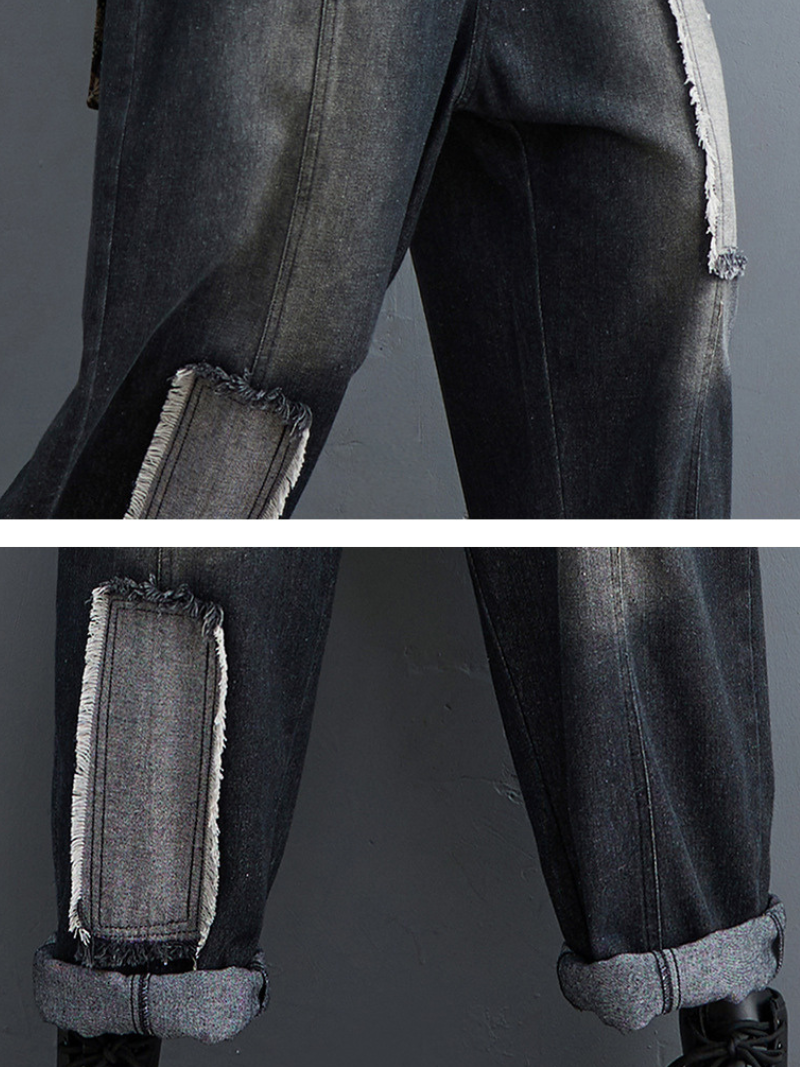 Embroiderd Overalls - Relaxed Styish Fit | Eva Trends