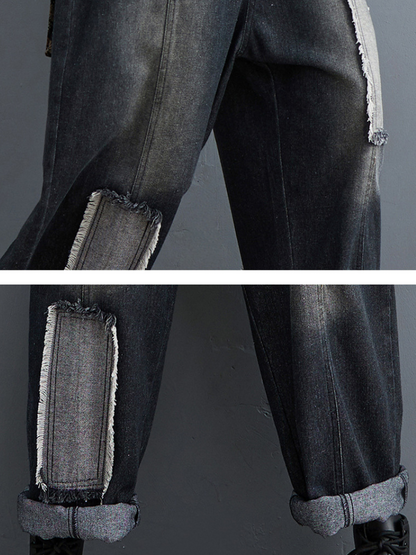 Embroiderd Overalls - Relaxed Styish Fit | Eva Trends