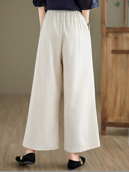 Women’s Everyday Casual& Comfort with Stylish Wide Leg Bottom
