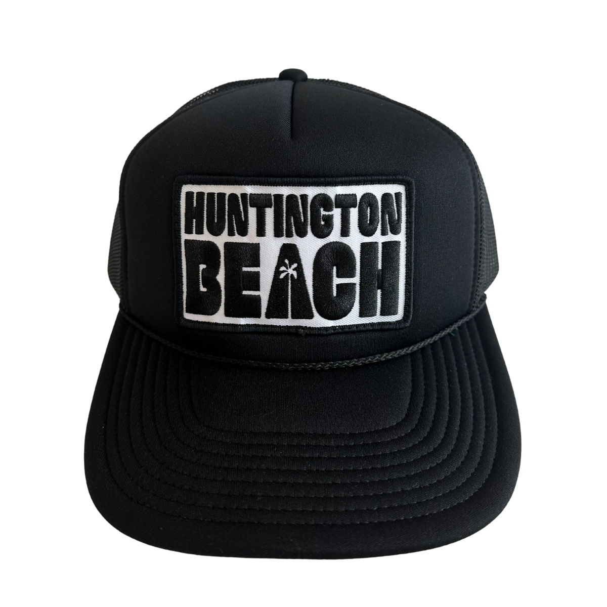 Huntington Beach Palm Patch Trucker Hat