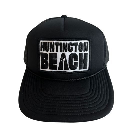 Huntington Beach Palm Patch Trucker Hat