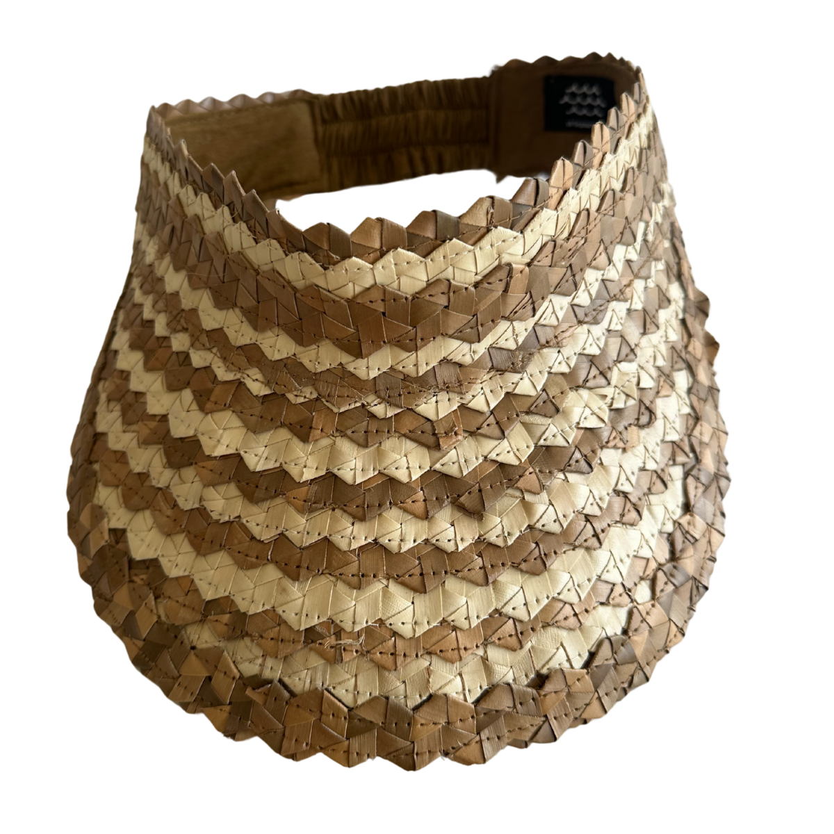 Stripe Woven Playa Visor