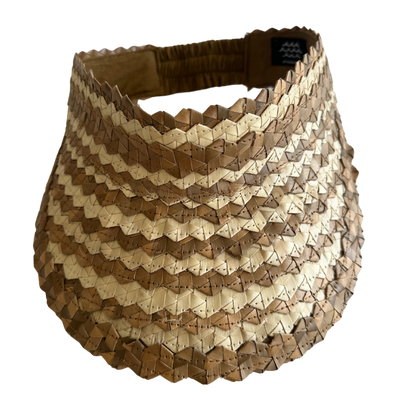 Stripe Woven Playa Visor