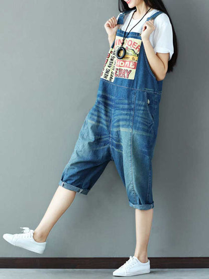 Daydreaming Short Denim Overalls - Comfy Casual Fit | Eva Trends