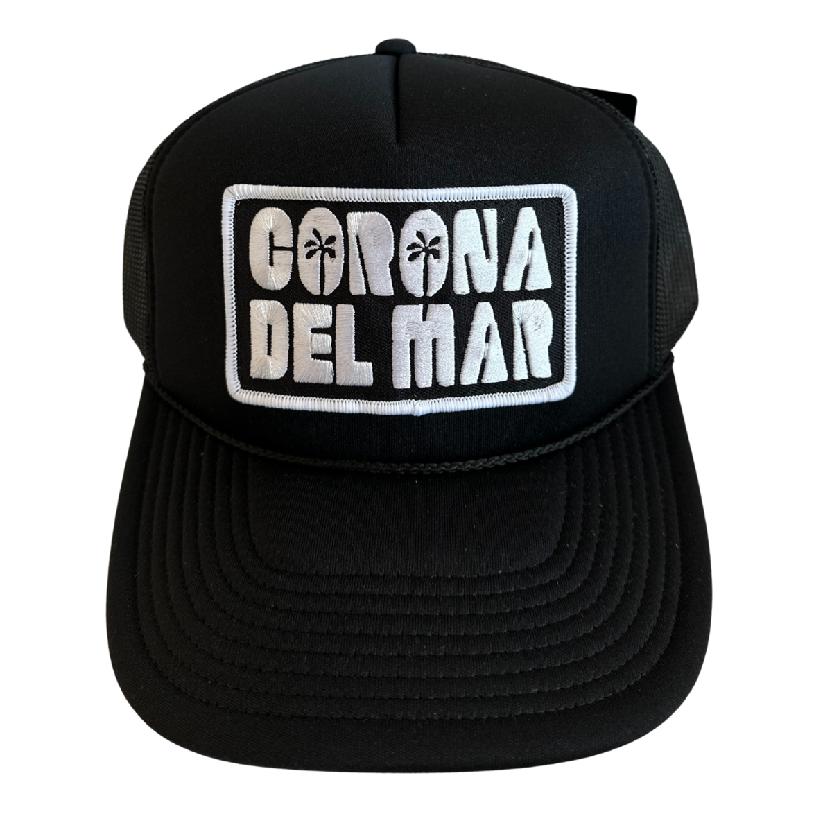 Corona Del Mar Palm Patch Trucker Hat