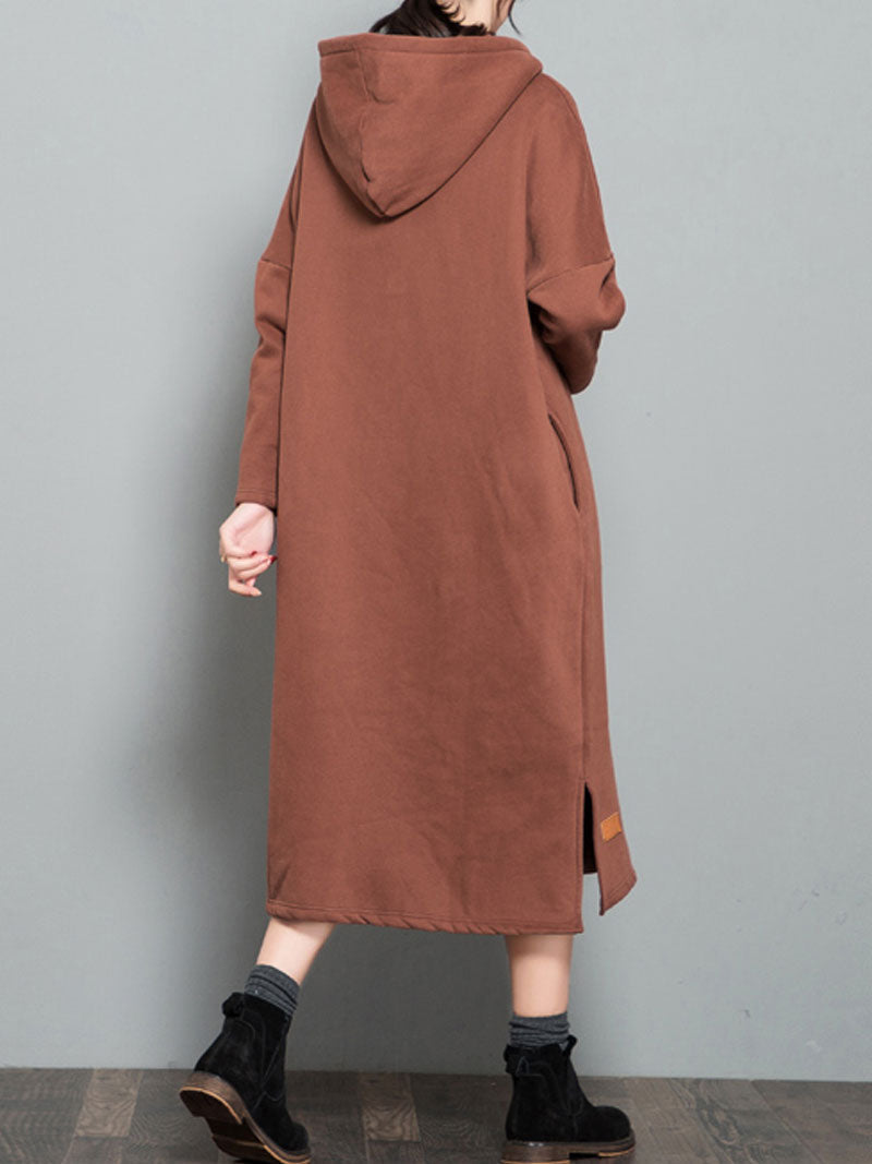 Chic Hooded Sweater Dress for Women | Eva Trends
