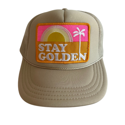 Stay Golden Kids Trucker Hat