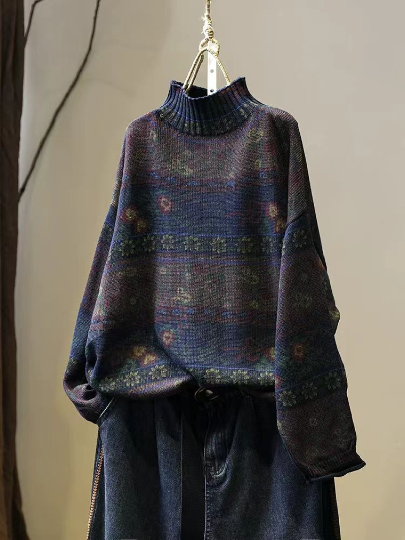 Women's Everyday Wear& Comfy with Turtle-Neck Sweater