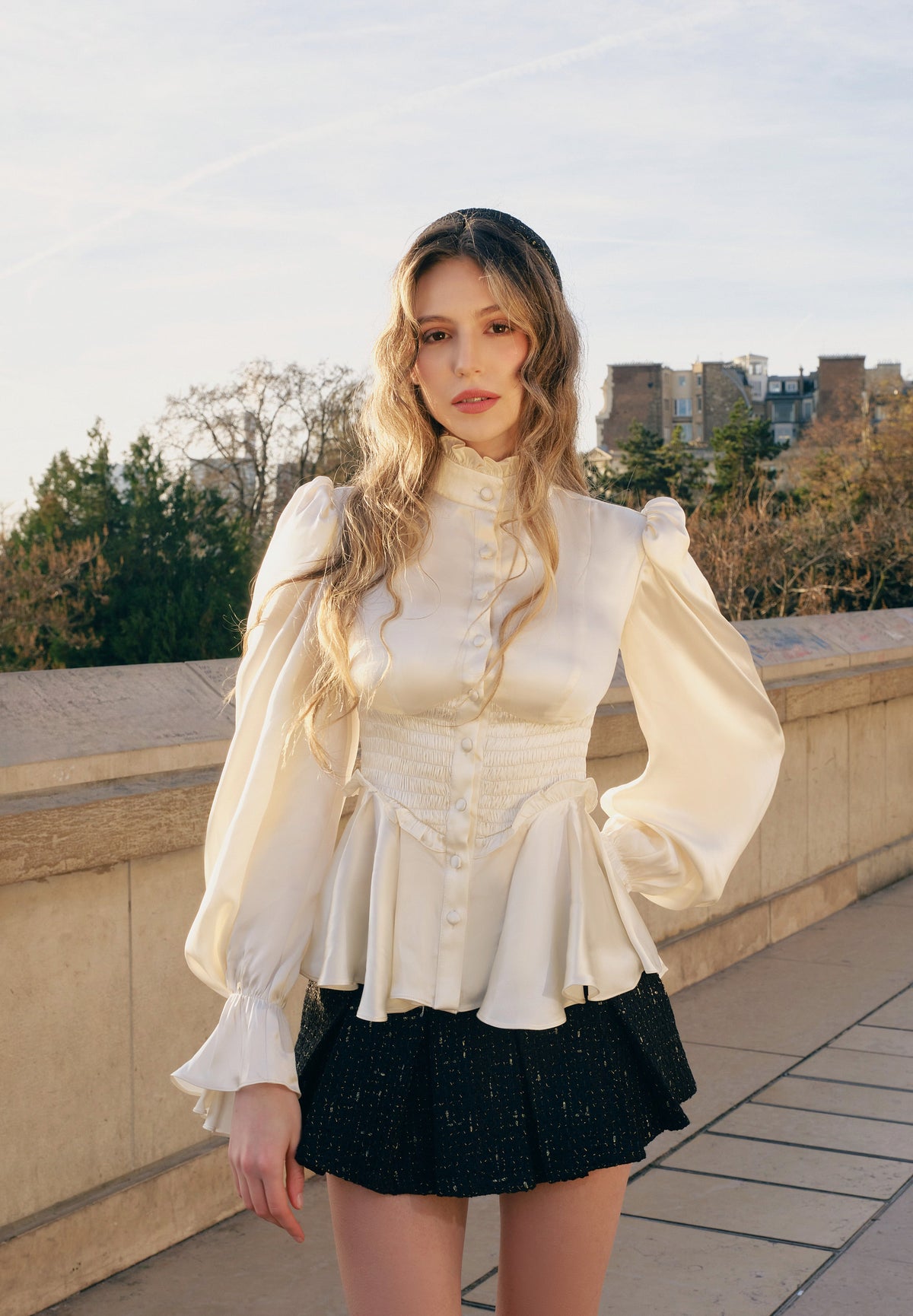 Elara Satin Blouse