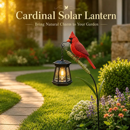 üê¶ Cardinal Solar Light‚ÄîA Beautiful Garden Light That Feels Full of Life