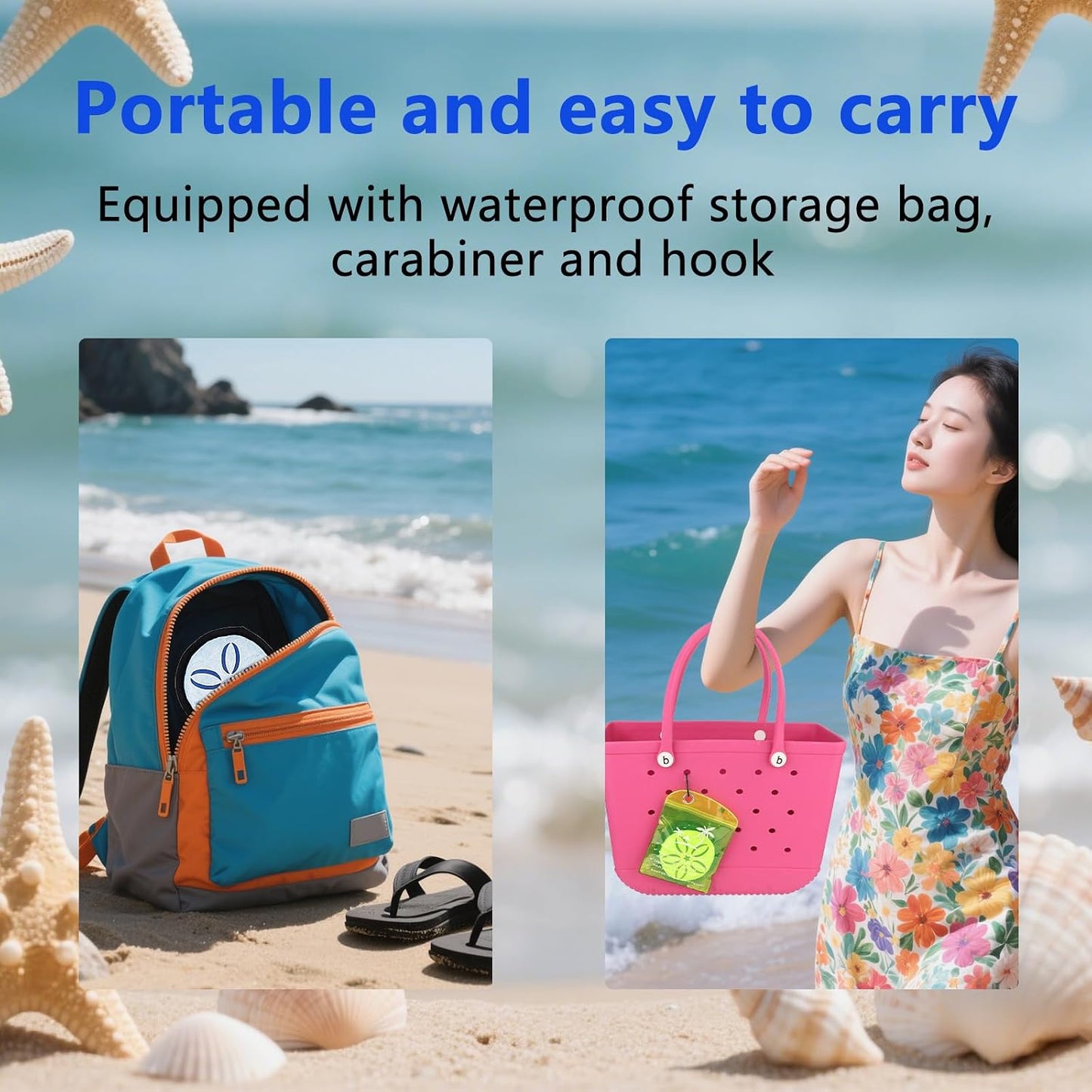 üèñÔ∏èBeach Sand Remover Powder Bag ‚Äì Talc-Free Natural Beach Essential