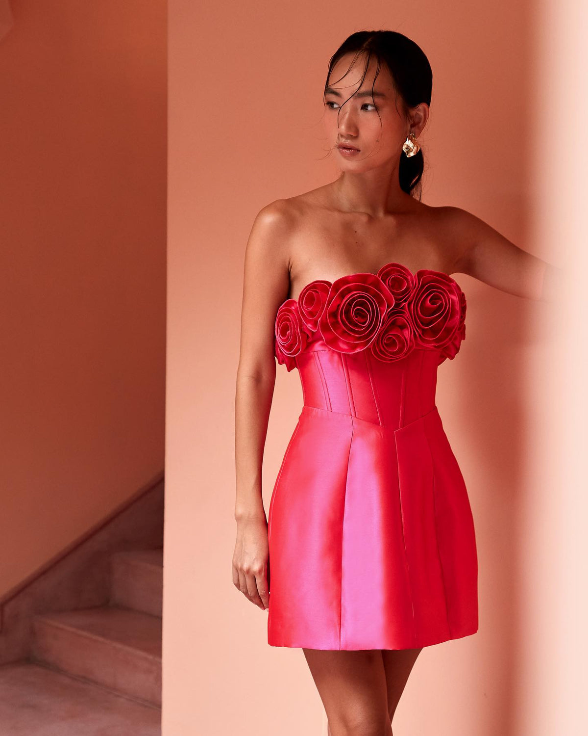 Tehanni Dress - Magenta