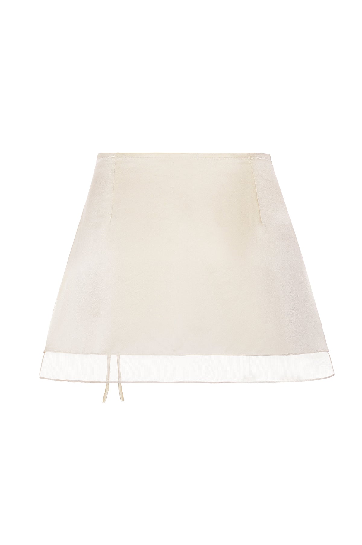 Aria Silk Skirt - Ivory