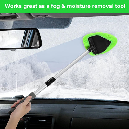 üî•Windshield Cleaning Tool‚Äî‚ÄîWith 4 Free Microfiber Pads and 1 Fog-Proof Agent
