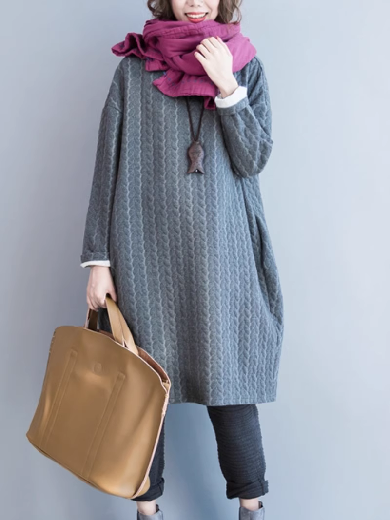 Cozy Mid-Length Women's Sweater | Eva Trends