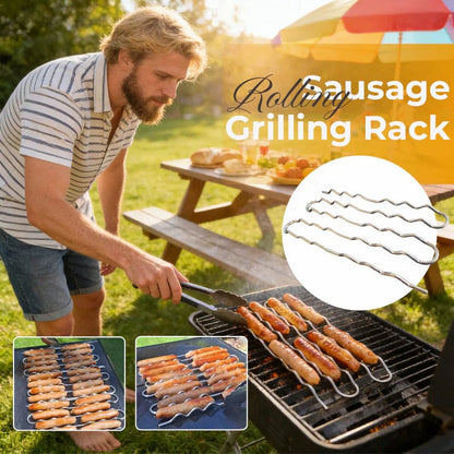 Dailyardtool¬Æ Grill Master Essential] BBQ Sausage Roller Rack