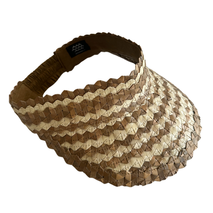 Stripe Woven Playa Visor