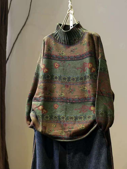 Women's Everyday Wear& Comfy with Turtle-Neck Sweater
