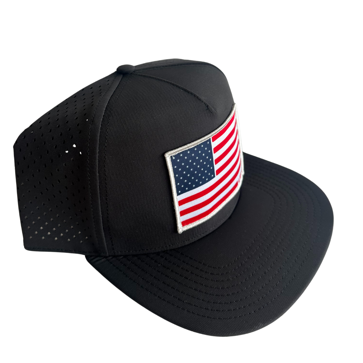 American Flag USA Mesh Tech Trucker
