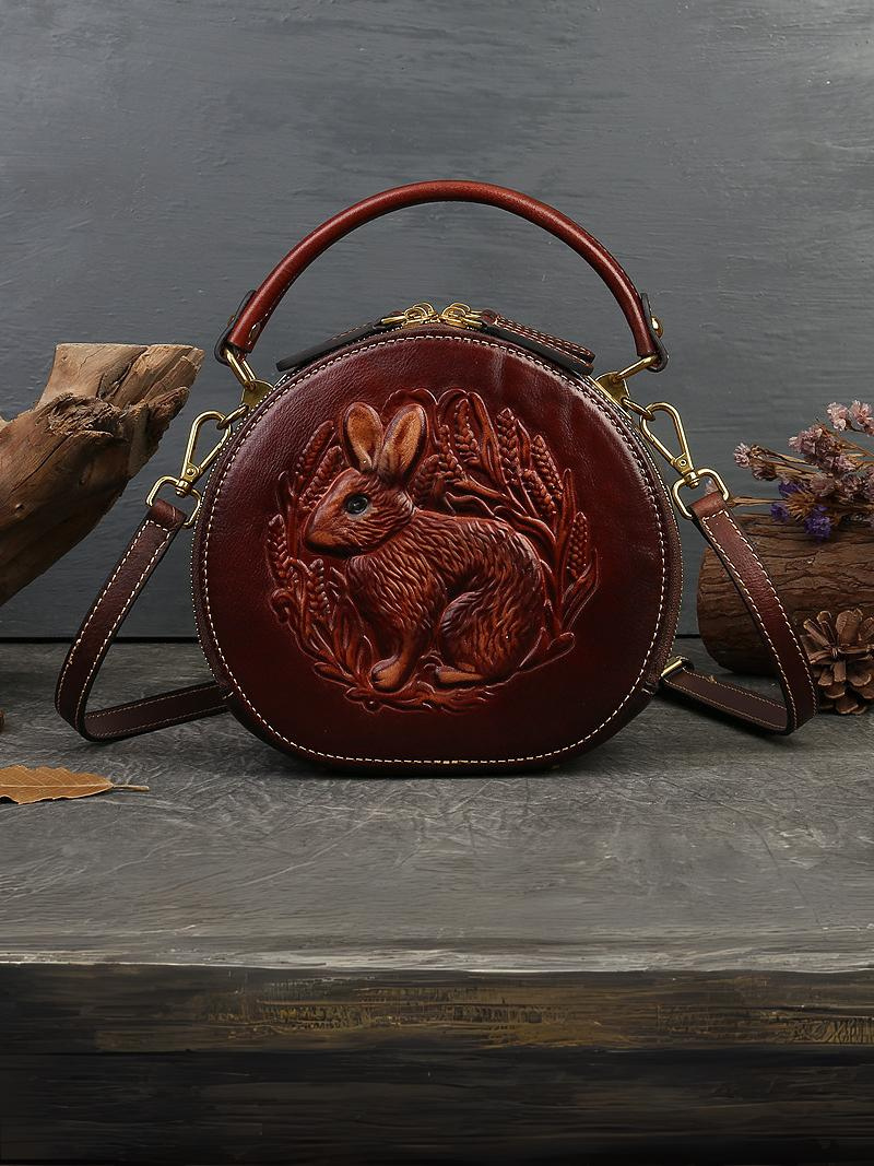 Chic Women's Leather Crossbody Handbag | Eva Trends