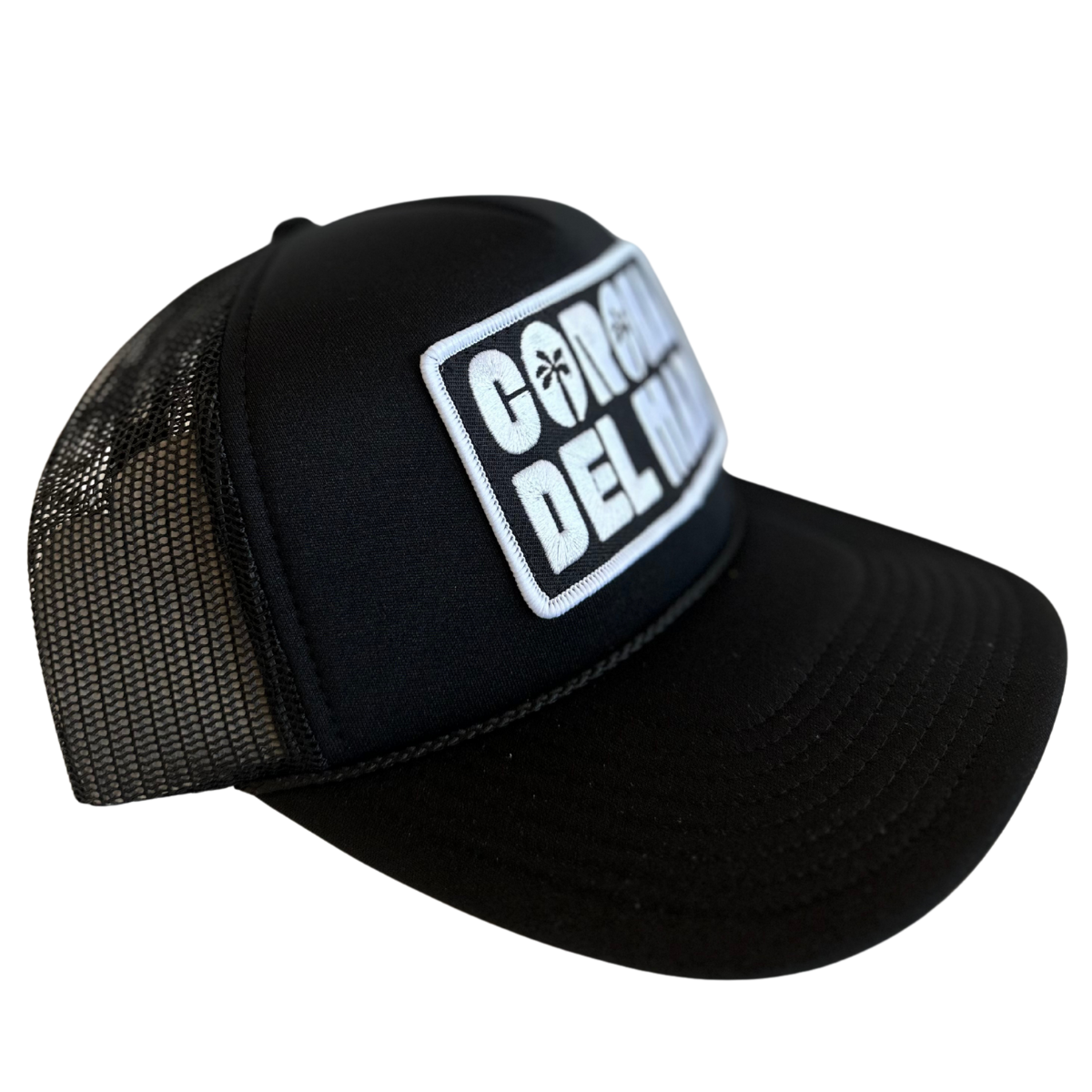Corona Del Mar Palm Patch Trucker Hat
