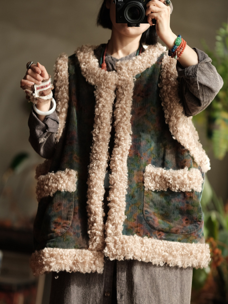 Graceful Drape Effortless  Women's Loose-Fit Coat