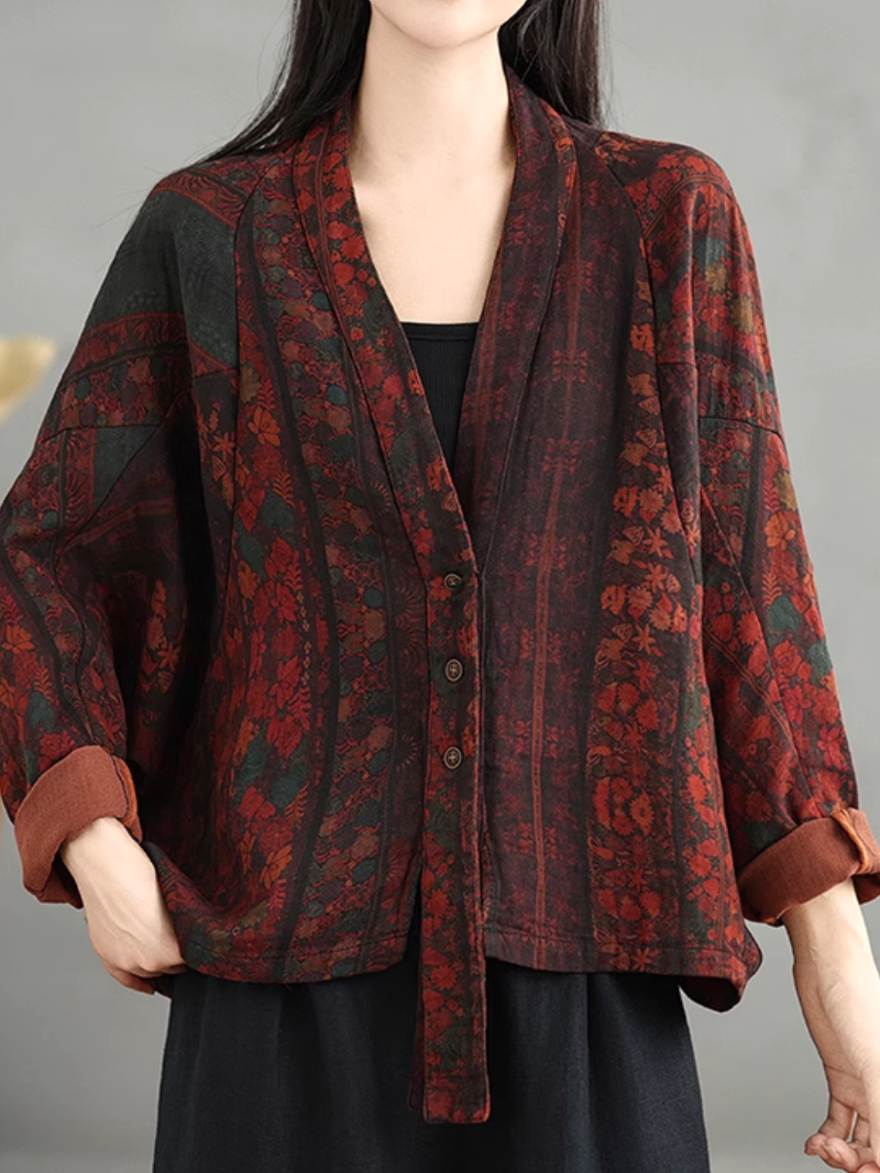 Chic Women's Printed Baggy Summer Top | Eva Trends