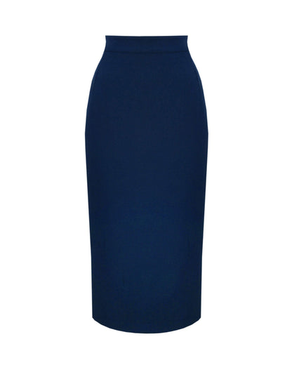 1950s Perfect Pencil Skirt - Navy