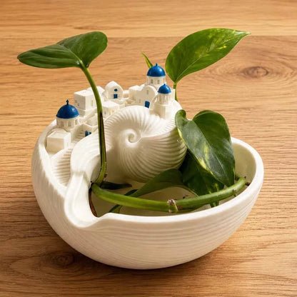 üåä Santorini Catchall Bowl