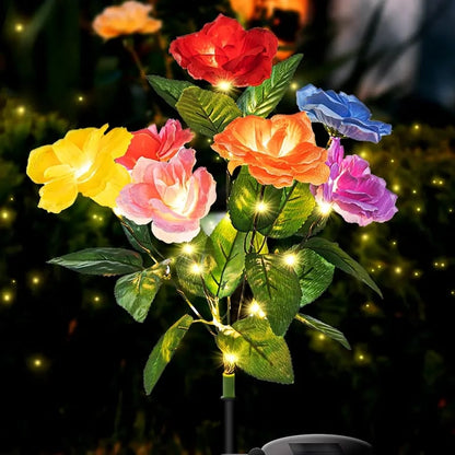 üéÅüî•‚òÄÔ∏è2026 NEW Solar Simulated Garden Lights,upgraded solar panels, IP44 dustproof and waterproof