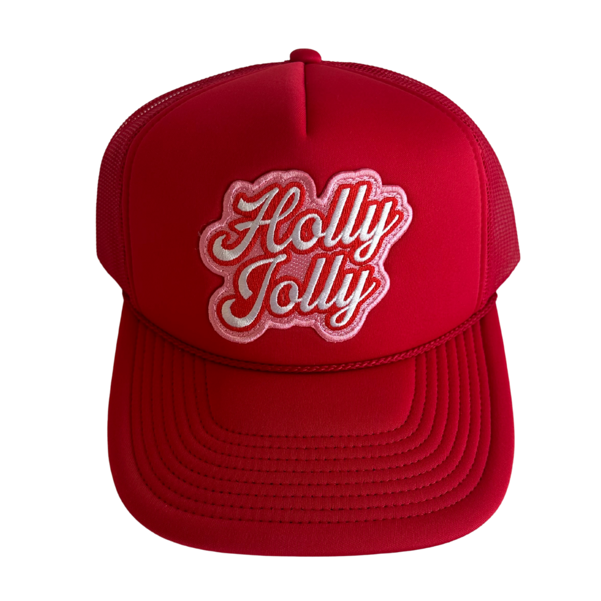 Holly Jolly Trucker Hat