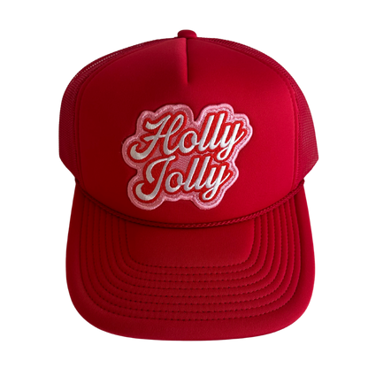Holly Jolly Trucker Hat