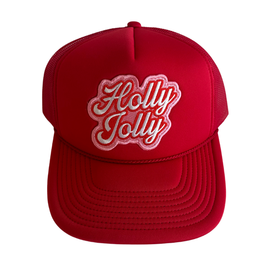 Holly Jolly Trucker Hat