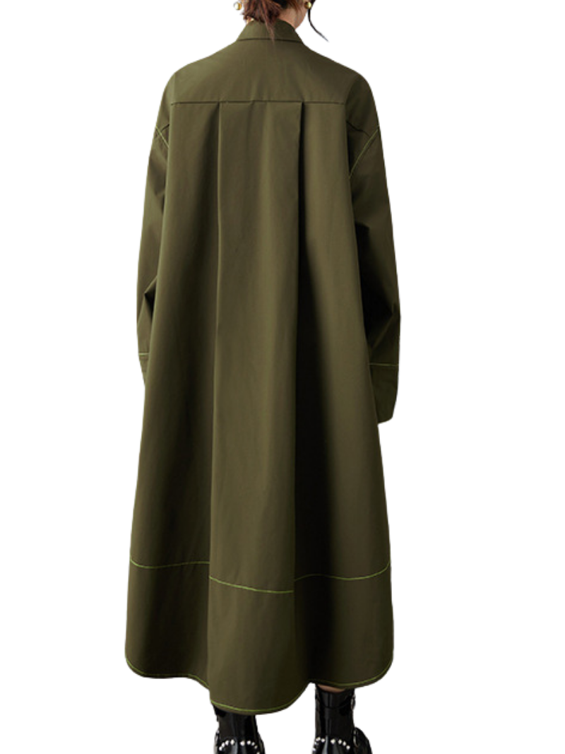 Chic Style Relaxed Fit Women's Shirt Dress | Eva Trends