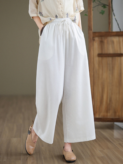 Women’s Everyday Casual& Comfort with Stylish Wide Leg Bottom