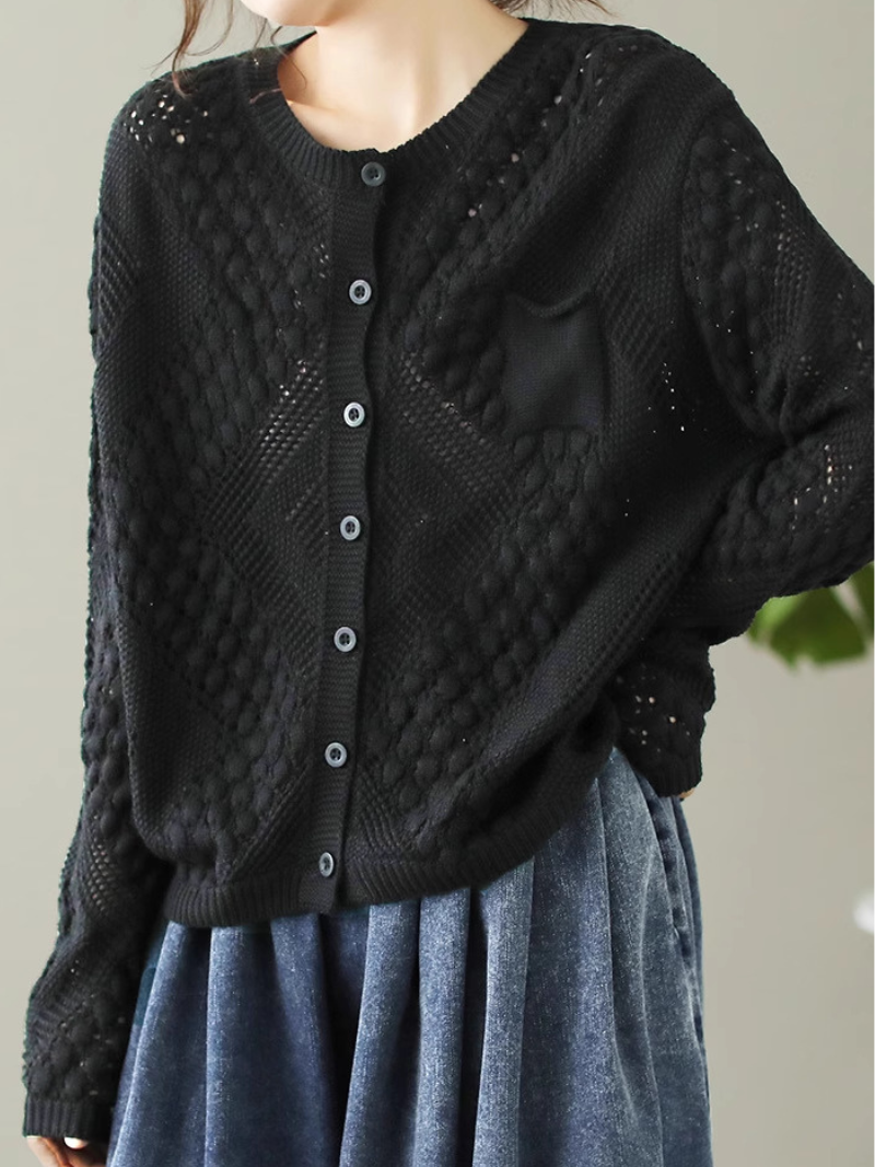 Women's Comfortable Daily Wear Crew Neck Loose Sweater