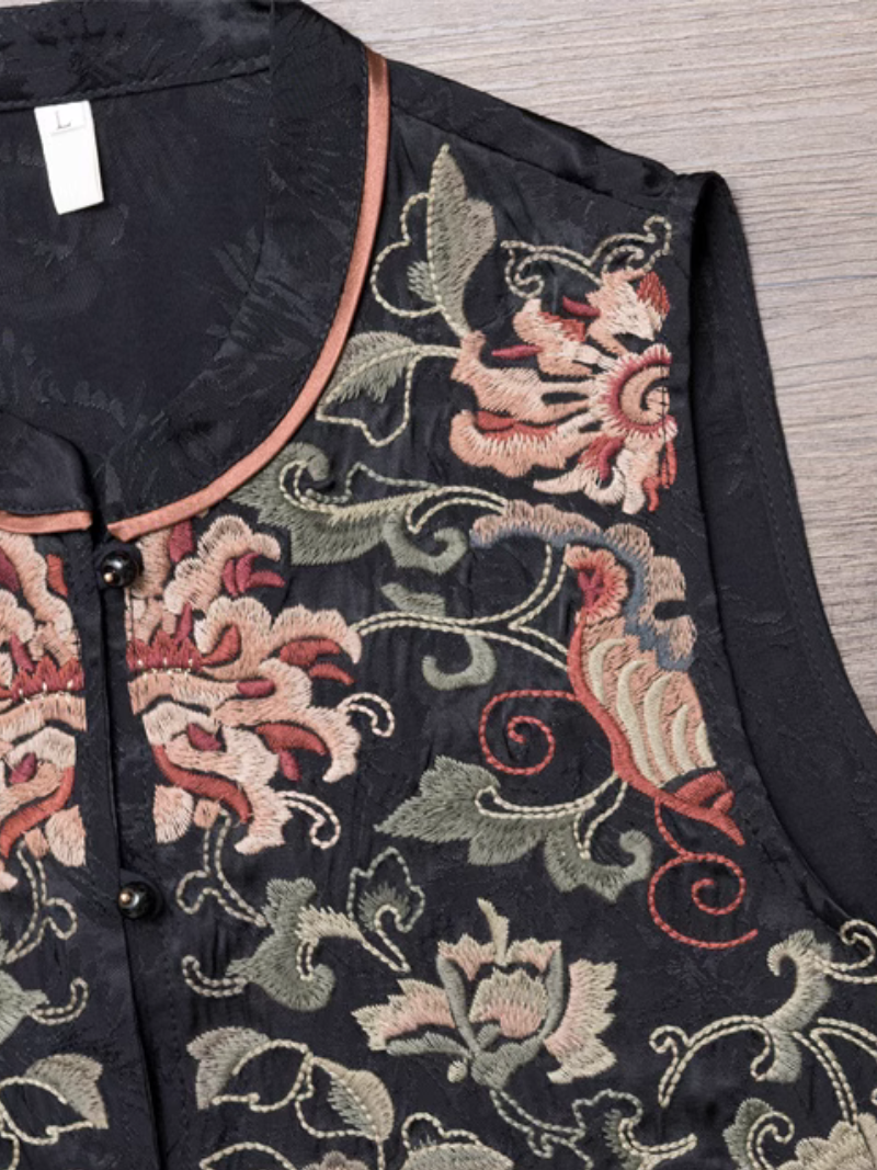 Women's Sweater & Elegant Plants and Flowers Pattern Jacket