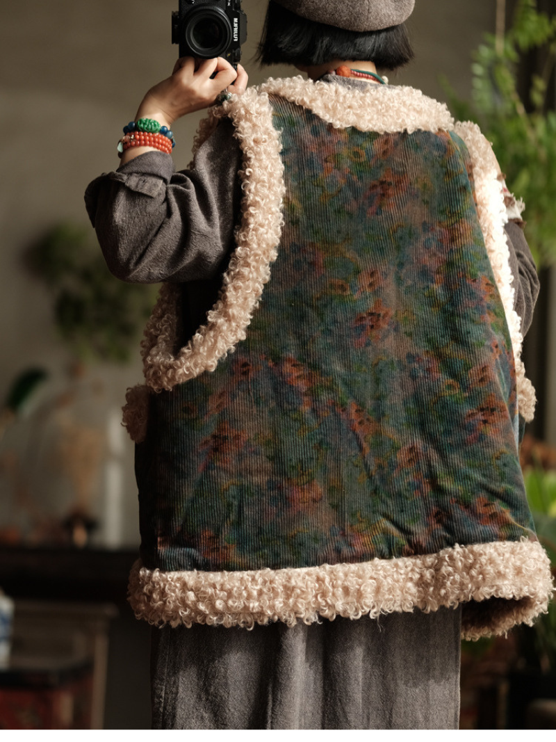 Graceful Drape Effortless  Women's Loose-Fit Coat