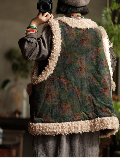 Graceful Drape Effortless  Women's Loose-Fit Coat