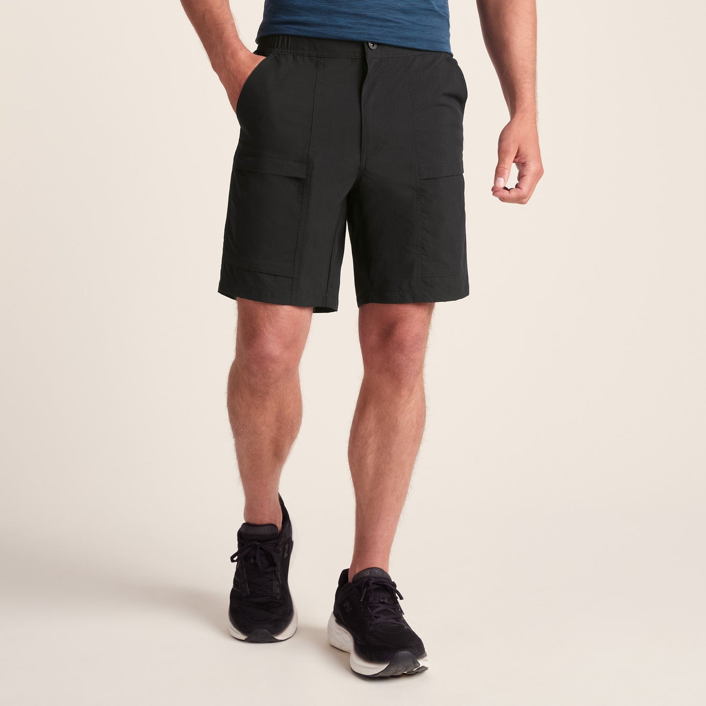 Activate Mens Performance Ripstop Shorts - Black