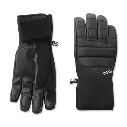 Adventure Waterproof Insulated Ski Gloves - Black