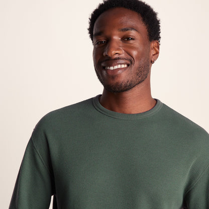 Ainsdale Mens Long Sleeve T-Shirt - Light Forest