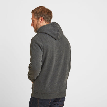 Alden Mens Supersoft Hoody - Dark Grey Marl