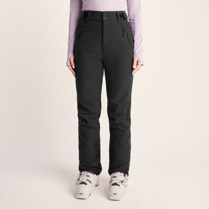 Annecy Womens Softshell Salopettes - Black